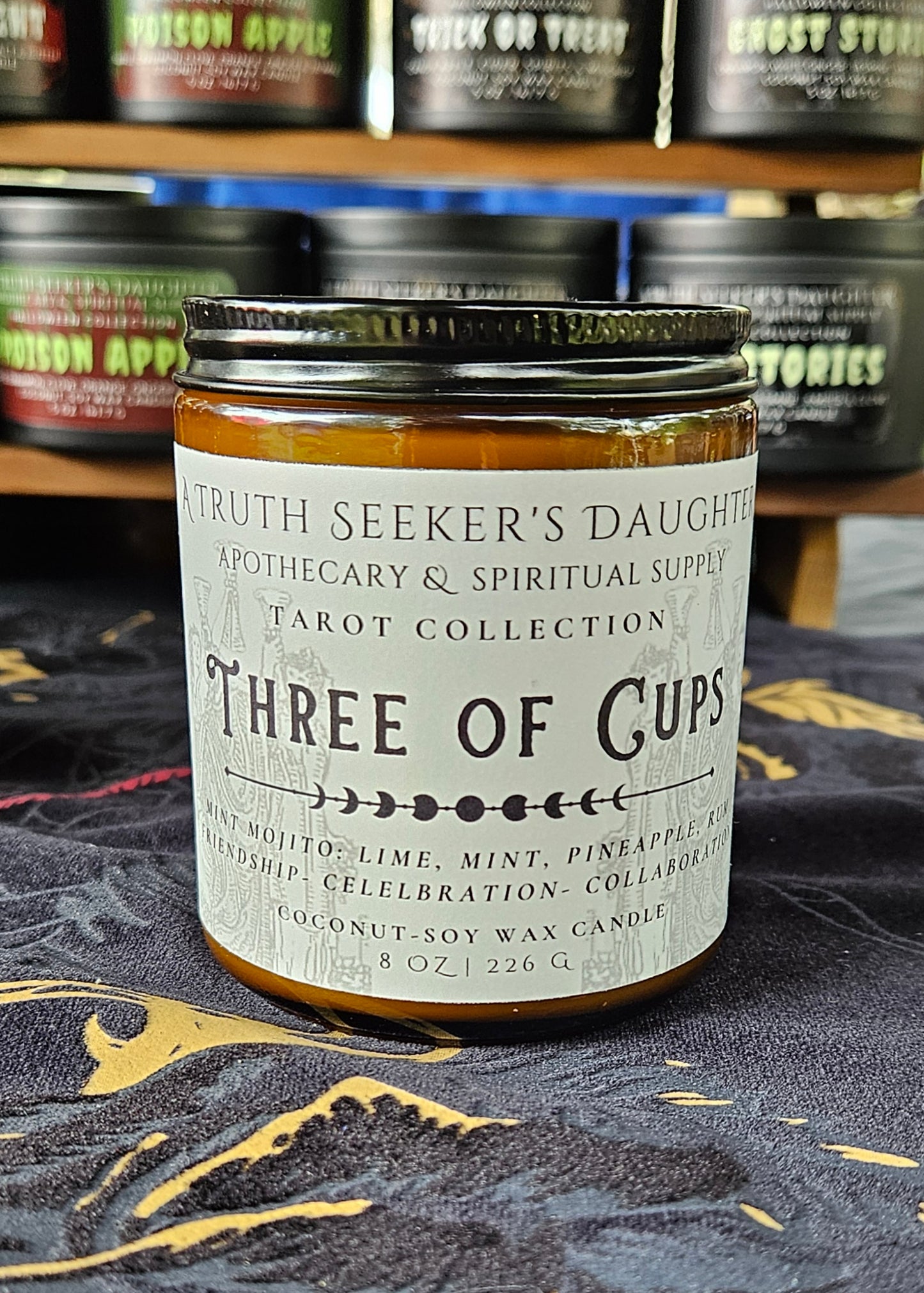 3 of Cups Candle