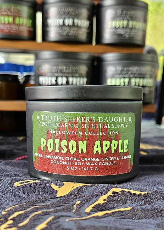 Poison apple candle