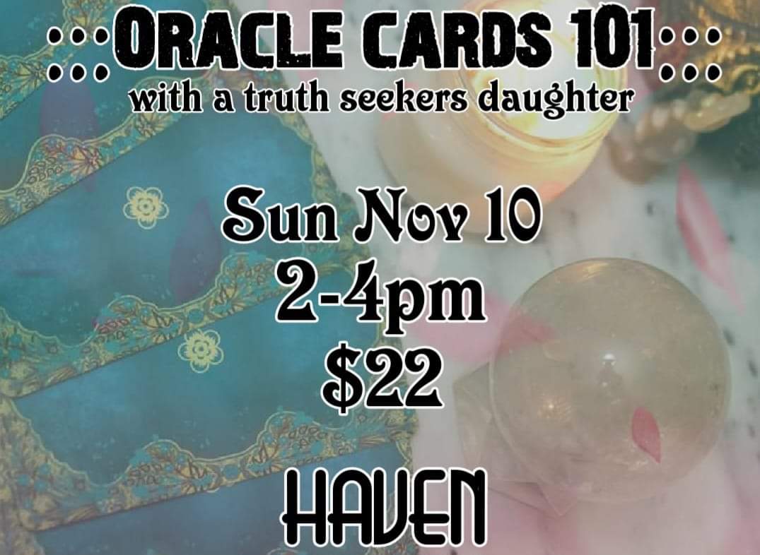 Introduction to Oracle Cards + Make your own Oracle Card Class!