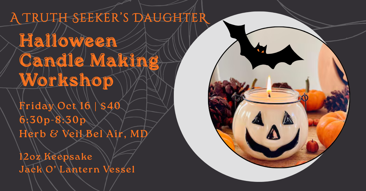 Halloween Candle Making Workshop 10/16