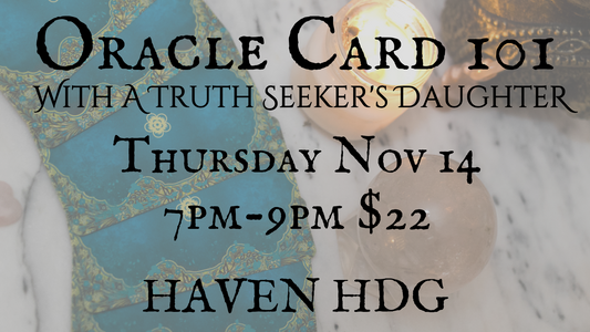 Introduction to Oracle Cards + Make your own Oracle Card Class!