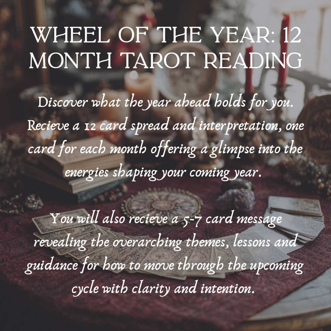 Wheel of the Year: 12-Month Tarot Reading