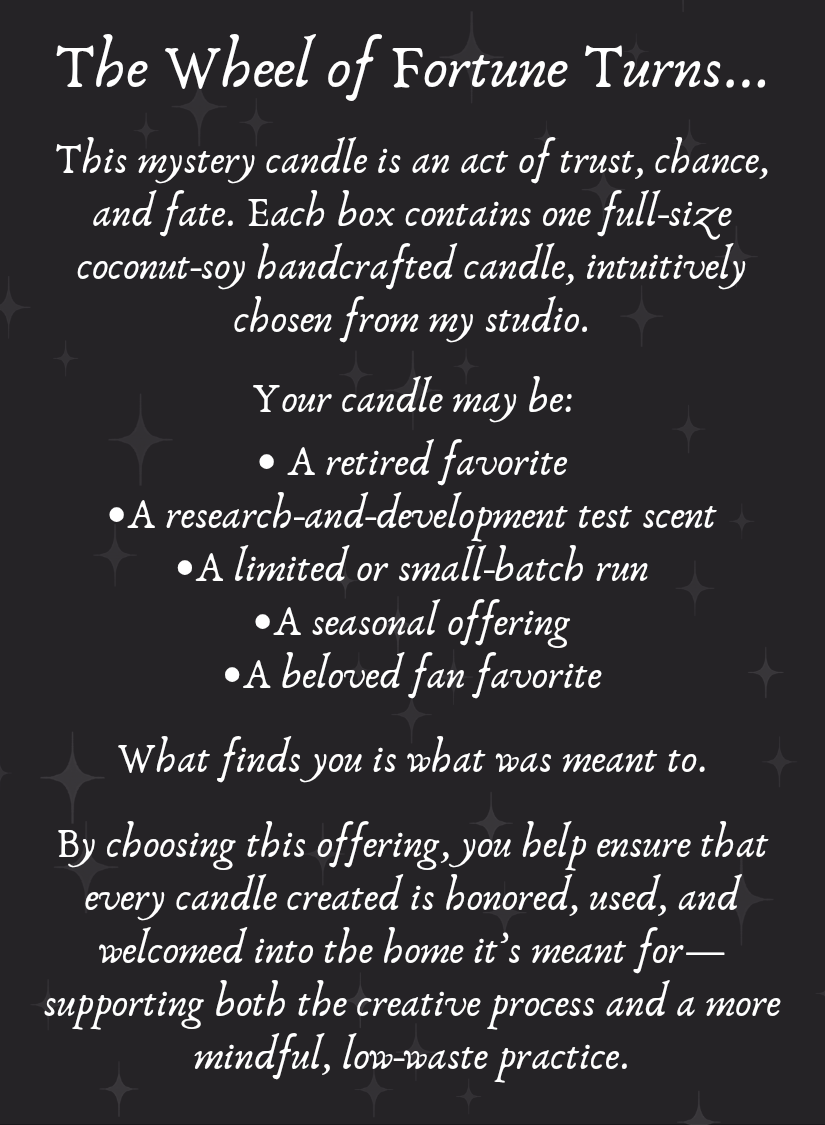 Wheel of Fortune - Mystery Candle
